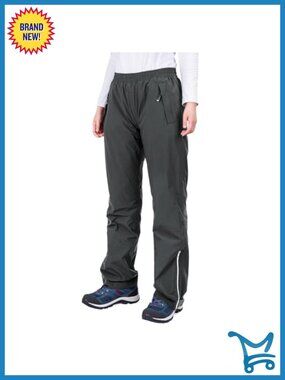 Women's Waterproof Rain Pants Lightweight Nylon Over Pants Hiking Golf